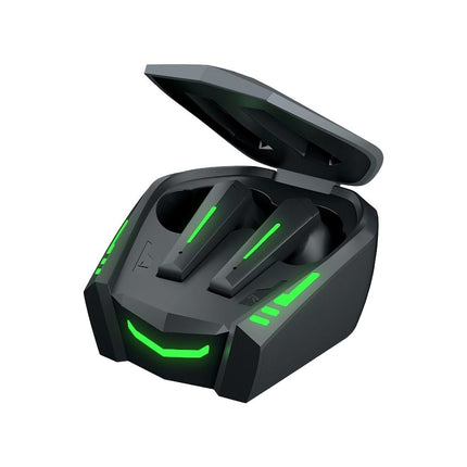 Xt80 Tws Dual Mode Bluetooth Earphones With Breathing Light And Charging Box - Black-1915196965998694409