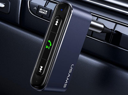 Mini Car Bluetooth 5.0 Audio Receiver - Grey 3.5Mm Plug-1915196866081984515