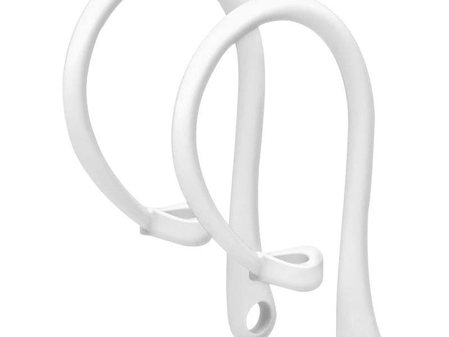 Imak Wireless Earphones With Anti-Lost Lanyard And Ear Hook - 1 Pair White-1915196855231320065