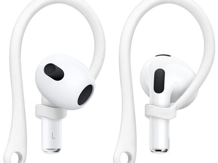 Imak Wireless Earphones With Anti-Lost Lanyard And Ear Hook - 1 Pair White-1915196855231320072