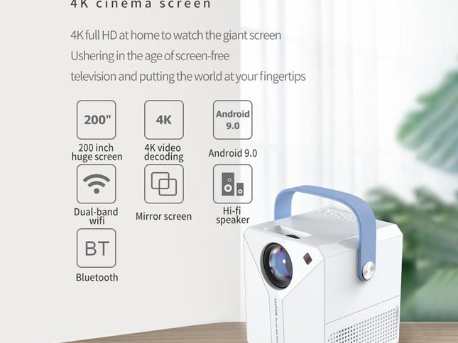 Intelligent Portable 4K Hd Projector - E300-1915196649202913281