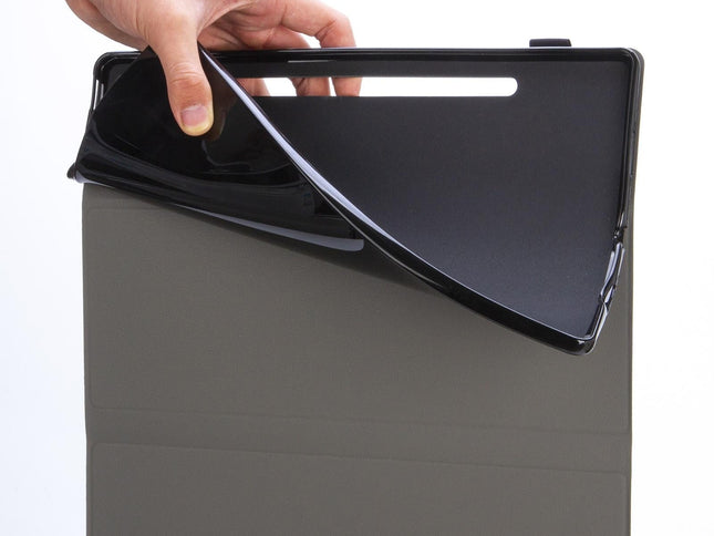 Detachable Bluetooth Keyboard Leather Case For Ipad Pro 12.9 With Tpu Bracket - Black-1915197140410437634