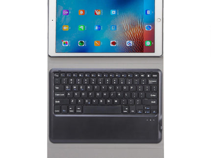 Detachable Bluetooth Keyboard Leather Case For Ipad Pro 12.9 With Tpu Bracket - Black-1915197140410437635