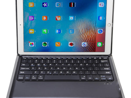 Detachable Bluetooth Keyboard Leather Case For Ipad Pro 12.9 With Tpu Bracket - Black-1915197140410437636