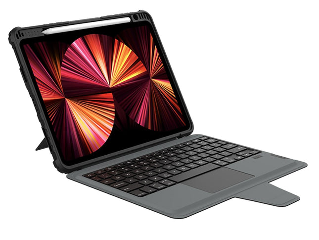 Bluetooth Touch Keyboard Smart Tablet Case For Ipad Air 10.9 / 4 / 5 / Pro 11 2020-2022 In Black-1915196835400650753