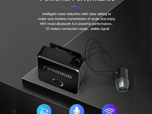 Wireless F1 Earbuds - Bluetooth Compact Black-1915196923724304386