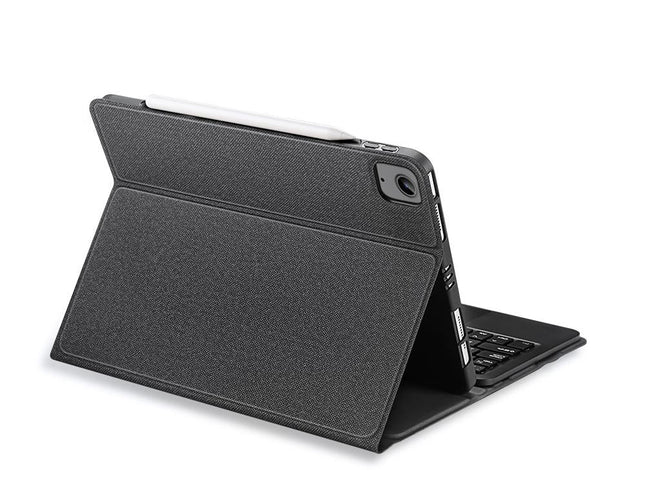 Leather Case With Bluetooth Keyboard & Touchpad For Ipad Air / Pro 11 - Black-1915196646199791617