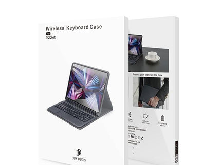 Leather Case With Bluetooth Keyboard & Touchpad For Ipad Air / Pro 11 - Black-1915196646199791622