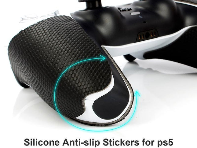 Anti-Slip Protective Sticker For Sony Ps5 Game Handle - Black-1915196647575523330