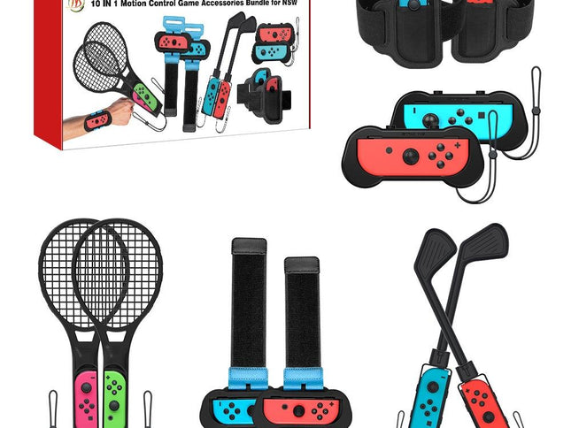 10-Piece Sports Accessory Set For Nintendo Switch-1922443453703262209