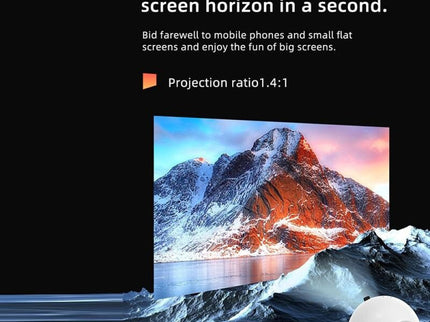 Smart Led Projector - 100 Ansi Lumens 1280X720P Basic Version-1915197787675430916