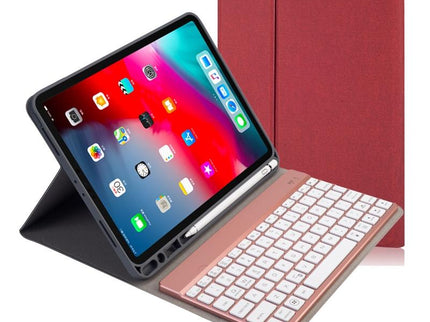 Multi-Colour Backlit Bluetooth Keyboard Case For Ipad Pro 11 With Holder & Pen Slot-1915196525219287045