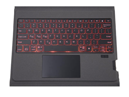 Bluetooth Keyboard Leather Case With Backlight & Touchpad For Ipad Air 10.9 - Black-1915196813523161092
