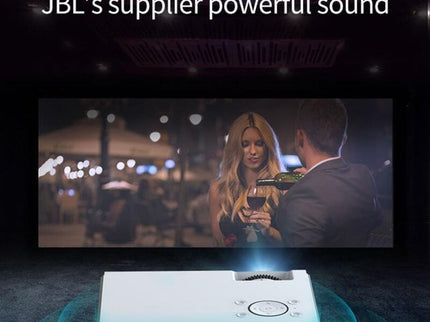 Mini Lcd Digital Projector - 2200 Lumens 800X480 Resolution White / Black-1915196654923943942