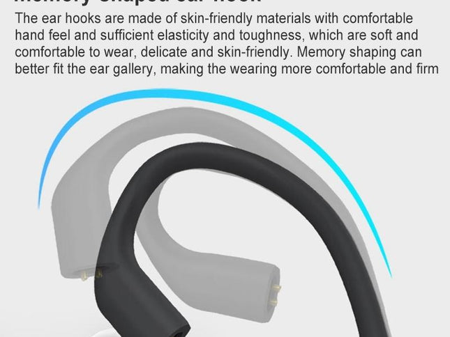 Wireless Bluetooth Module For Headset - Qualcomm 5.2 - Black Earhook-1915197145917558786