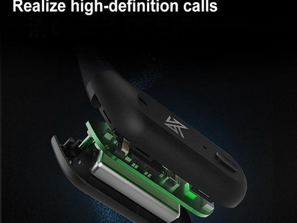 Wireless Bluetooth Module For Headset - Qualcomm 5.2 - Black Earhook-1915197145917558789