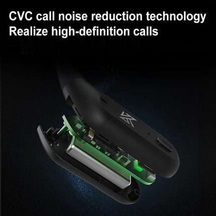 Wireless Bluetooth Module For Headset - Qualcomm 5.2 - Black Earhook-1915197145917558789