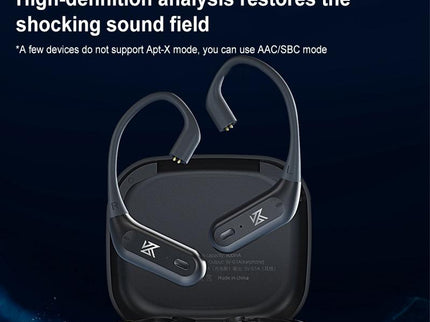 Wireless Bluetooth Module For Headset - Qualcomm 5.2 - Black Earhook-1915197145917558790