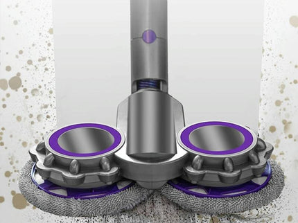 Electric Mop Cleaning Head With Water Tank For Dyson V6 Vacuum-1915198313599209474