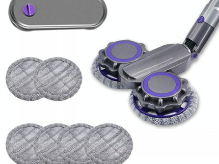 Electric Mop Cleaning Head With Water Tank For Dyson V6 Vacuum-1915198313599209476