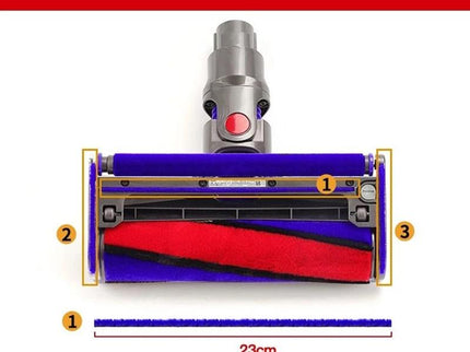 Soft Velvet Floor Brush Hose For Dyson V7 / V8 / V10 / V11 - 3 In 1-1915198336030347268
