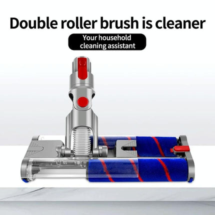 Universal Double Roller Floor Brush For Dyson V7 / V8 / V10 / V11-1915198365696659460
