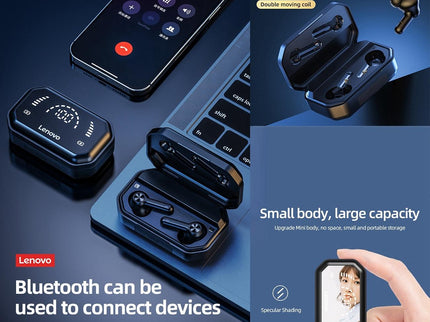 Pro Tws Wireless Bluetooth Earphones With Led Display - Black-1915196956444069896