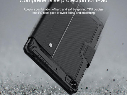 6-Row Keyboard Case For Ipad 10.2 2019 / 2020 / 2021 With Bumper Combo-1915198261623394310