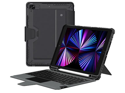6-Row Keyboard Case For Ipad 10.2 2019 / 2020 / 2021 With Bumper Combo-1915198261623394312