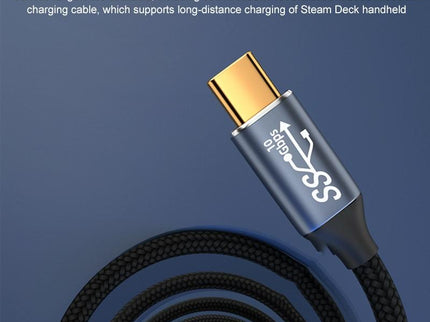 2M Usb-C To Usb-C Stereo Curved Data Cable For Steam Deck Gen2 - 100W-1915197797741760515