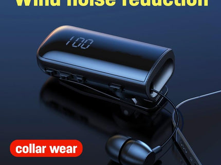 Waterproof Earphones For Driving And Riding - Black-1915196934491082756