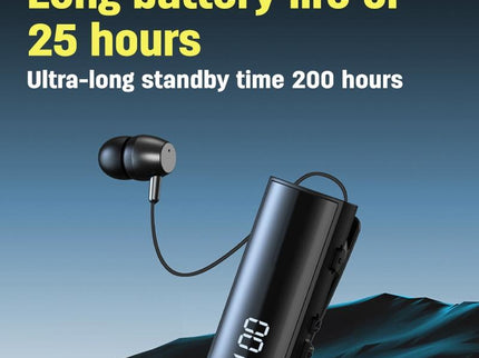 Waterproof Earphones For Driving And Riding - Black-1915196934491082758