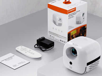 Portable Mini Smart Projector - 50 Ansi Lumens Lcd Led Multimedia-1915196524095213573