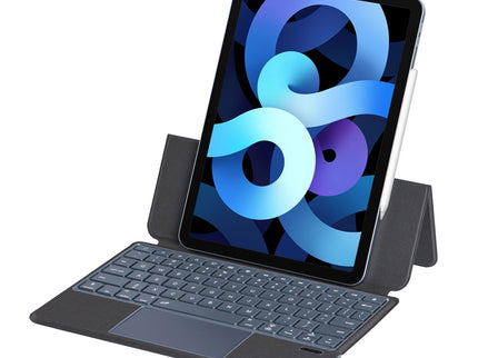 Bluetooth Keyboard Leather Case For Ipad Air 11 / 10.9 / 10.5 / Pro 11 - Black-1915196929445335042