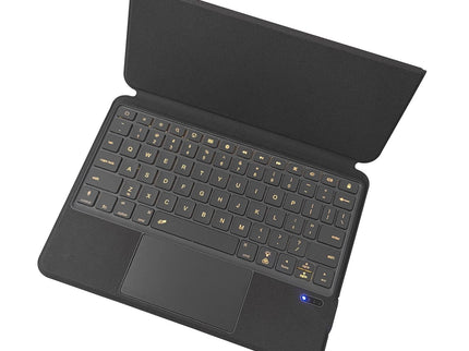 Bluetooth Keyboard Leather Case For Ipad Air 11 / 10.9 / 10.5 / Pro 11 - Black-1915196929445335044