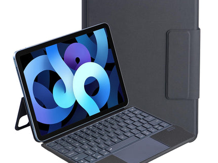 Bluetooth Keyboard Leather Case For Ipad Air 11 / 10.9 / 10.5 / Pro 11 - Black-1915196929445335047