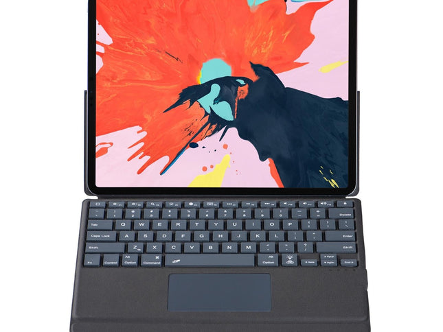 Backlit Bluetooth Keyboard Leather Case For Ipad Pro 12.9 - Black-1915196816069103617