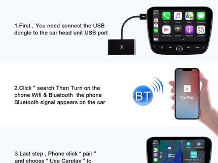 Wireless Carplay Adapter For Iphone - Usb & Usb-C-1915196969580630023
