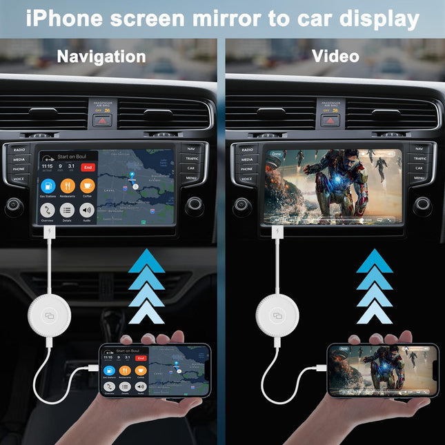 Car Mirror Adapter For Iphone With Usb-C / Type-C & Usb Carplay-1915196885002489858