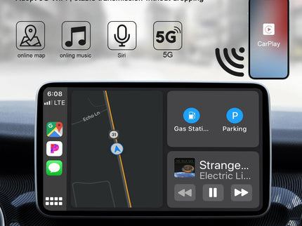 Wireless Carplay Adapter For Iphone - Usb & Usb-C-1915196941638176772
