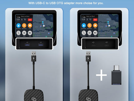 Carplay Adapter For Iphone - Carbon Fiber Usb & Usb-C-1915196945736011781