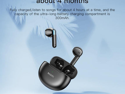 Wireless Noise-Cancelling Earbuds - Black-1915196944079261698