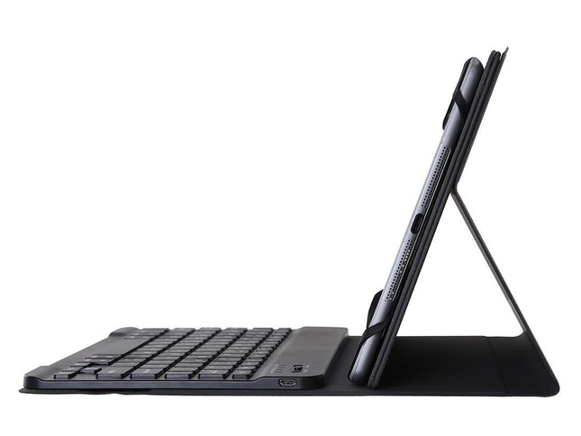 Universal 9.7-10 Inch Detachable Bluetooth Keyboard Tablet Case For Android Apple And Windows With Stand - Black-1915196814353633282