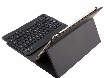 Universal 9.7-10 Inch Detachable Bluetooth Keyboard Tablet Case For Android Apple And Windows With Stand - Black-1915196814353633283