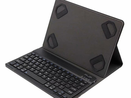 Universal 9.7-10 Inch Detachable Bluetooth Keyboard Tablet Case For Android Apple And Windows With Stand - Black-1915196814353633284