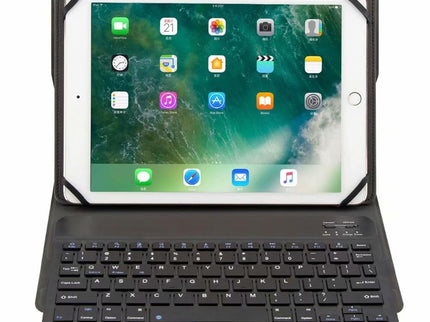 Universal 9.7-10 Inch Detachable Bluetooth Keyboard Tablet Case For Android Apple And Windows With Stand - Black-1915196814353633285