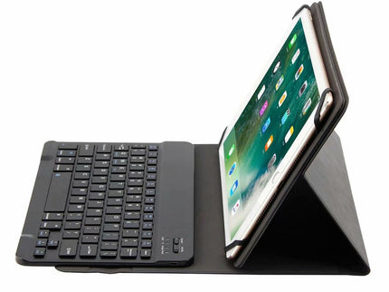 Universal 9.7-10 Inch Detachable Bluetooth Keyboard Tablet Case For Android Apple And Windows With Stand - Black-1915196814353633286