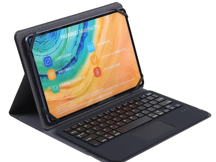 Universal 9-10 Inch Tablet Keyboard Case With Detachable Bluetooth Touch Stand - Black-1915196834511458309