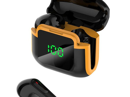 Intelligent Bluetooth Earphones With Digital Display - Pro 90 Hifi Black-1915197147087769607