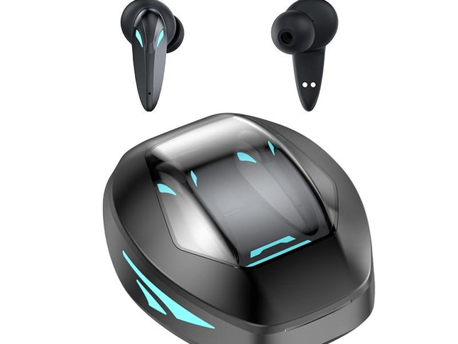 Wireless Gaming Earphones With Noise Reduction - Black-1915196837464248321